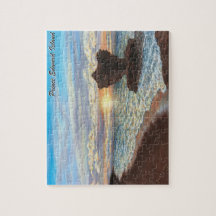 Tea Cup Rock Puzzle met Gift Box