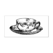 Tea Cup Rubber Stamp Rubberstempel (Afrduk)