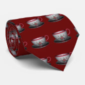 Tea Cup Tea House Stropdas (Opgerold)