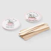 Tea Cup Tea Party Baby shower Hartelijk dank Handwaaier (Niet-gemonteerd)