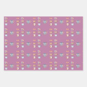 Tea Cups Inpakpapier Vel (Voorkant)