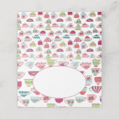 Tea Cups Modern  (Buitenkant ongevouwen)