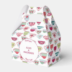 Tea Cups Modern  Bedankdoosjes