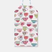 Tea Cups Modern  Cadeaulabel (Voorkant)