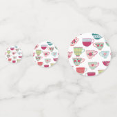 Tea Cups Modern  Confetti (Voorkanten)