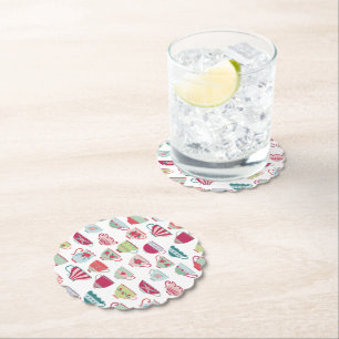 Tea Cups Modern  Kartonnen Onderzetters