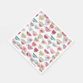 Tea Cups Modern  Napkin Servet (Hoek)