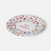 Tea Cups Modern  Papieren Bordje (Gekanteld)