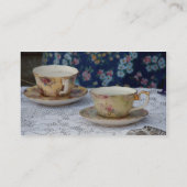 Tea Cups Visitekaartje (Achterkant)
