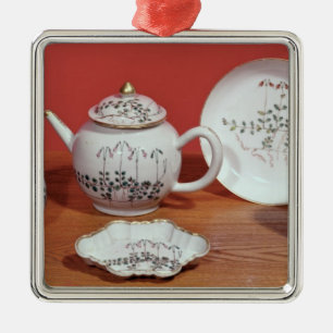 Tea-dienst aangeboden aan Carl Linnaeus Metalen Ornament
