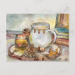 Tea door het Venster Briefkaart