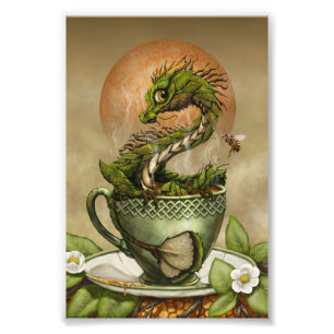 Tea Dragon 4x6 Afdrukken Foto Afdruk