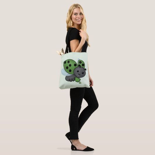 Tea Drink Ladybug Canvas tas (Op model)