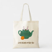 Tea drinker cup of theebrouwer vriend sibling tote bag (Achterkant)