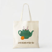 Tea drinker cup of theebrouwer vriend sibling tote bag (Voorkant)