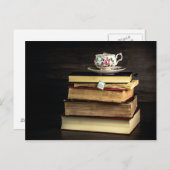 Tea en Boeken Briefkaart (Voorkant / Achterkant)