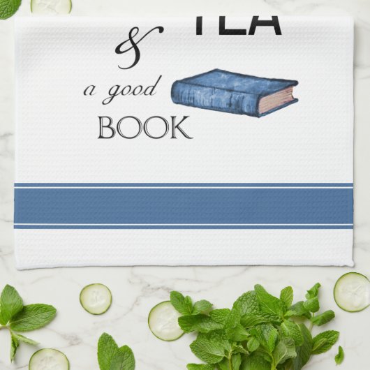 Tea en Books Cozy Reading Kitchen Towel Theedoek (Gevouwen)
