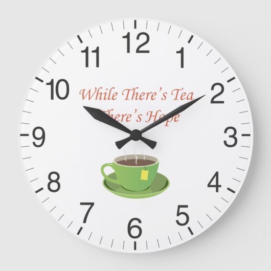 Tea en Optimisme Grote Klok (Voorkant)
