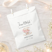 Tea Faveur Sacs rose floral mariage sac de faveur (Coupé)