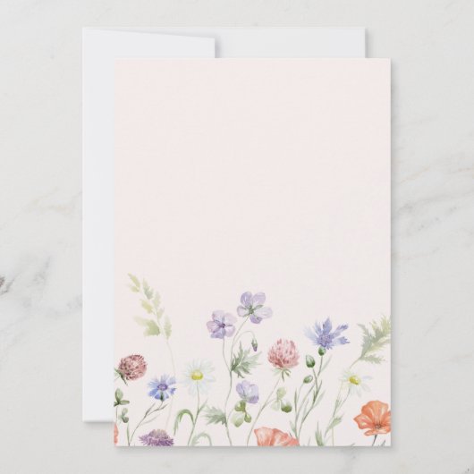 Tea for Two Birthday Party Invitation Kaart (Achterkant)