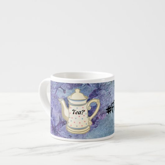 Tea? #FROMily Van Fandom Liu Diner Design Espresso Kop (Voorkant links)
