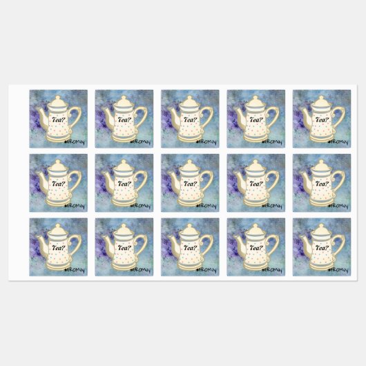 Tea? #FROMily Van Fandom Liu Diner Design Labels (Vel)