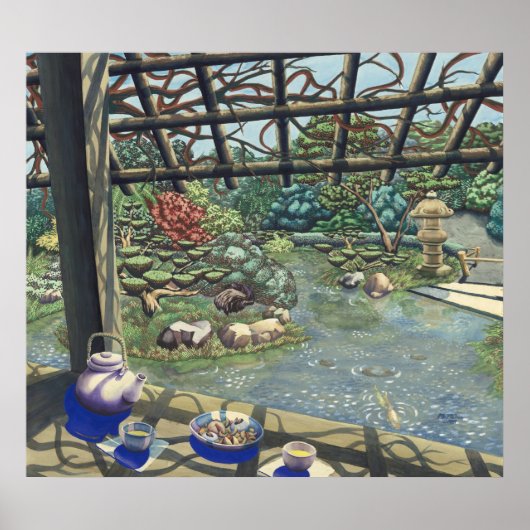 Tea Garden Poster (Voorkant)