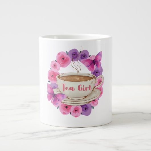Tea Girl Specialty Mug Extra Grote Beker (Voorkant)