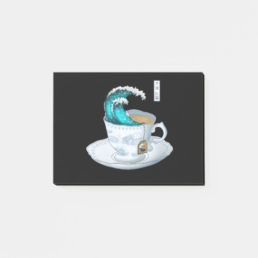 Tea Great Wave Off Kanagawa Post-it® Notes (Voorkant)