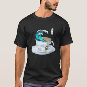 Tea Great Wave Off Kanagawa T-shirt