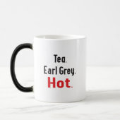 Tea Gris Gris Chaud Changer La Mug (Gauche)
