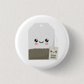 Tea Hee Ronde Button 3,2 Cm (Voorkant)