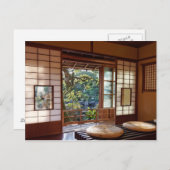 Tea house in spring postcard briefkaart (Voorkant / Achterkant)