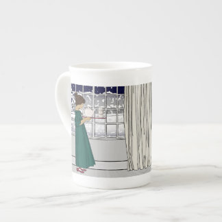 Tea in een Snowstorm Bone China Mok