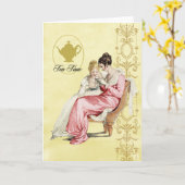 Tea Kaart (Gele Bloem)