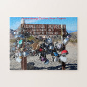 Tea Kettle Junction California. kerstgroet Legpuzzel (Horizontaal)