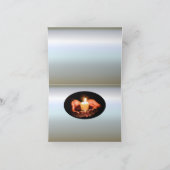 Tea Light Holiday Kaart (Binnen)