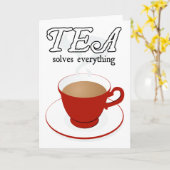 Tea lost alles op kaart (Gele Bloem)