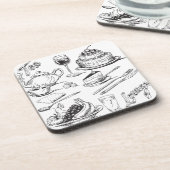 Tea Lounge Bier Onderzetter (Linkerzijde)
