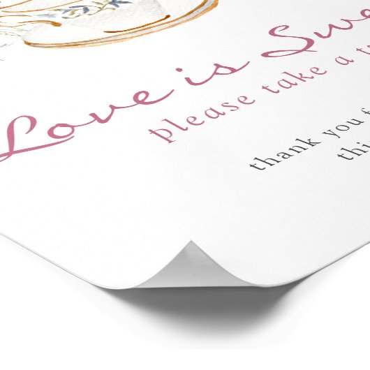 Tea Love Is Sweet Poster (Coin)