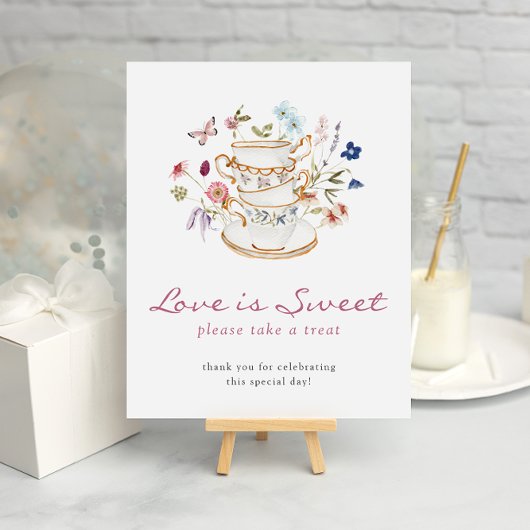 Tea Love Is Sweet Poster