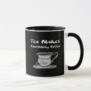 Tea Lover Quote - thee maakt alles beter Mok