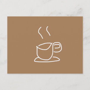 Tea Lovers Coffee Lovers modern simpel Briefkaart