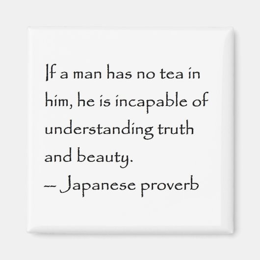 Tea magnet magneet (Voorkant)