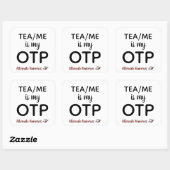 Tea/Me est mon autocollant OTP (Feuille)