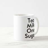 Tea Milk One Sugar | mok van het Kantoor-adviseur (Voorkant rechts)