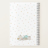 Tea Motif Feminine Carnet Journal journal (Verso)