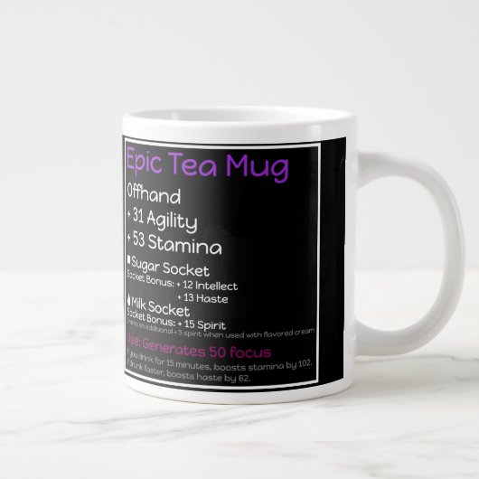Tea Mug noir (Droite)
