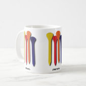Tea Mug Thé Funny Golf Mug (Devant gauche)