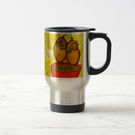 Tea Owl Cuddles Reisbeker (Rechts)